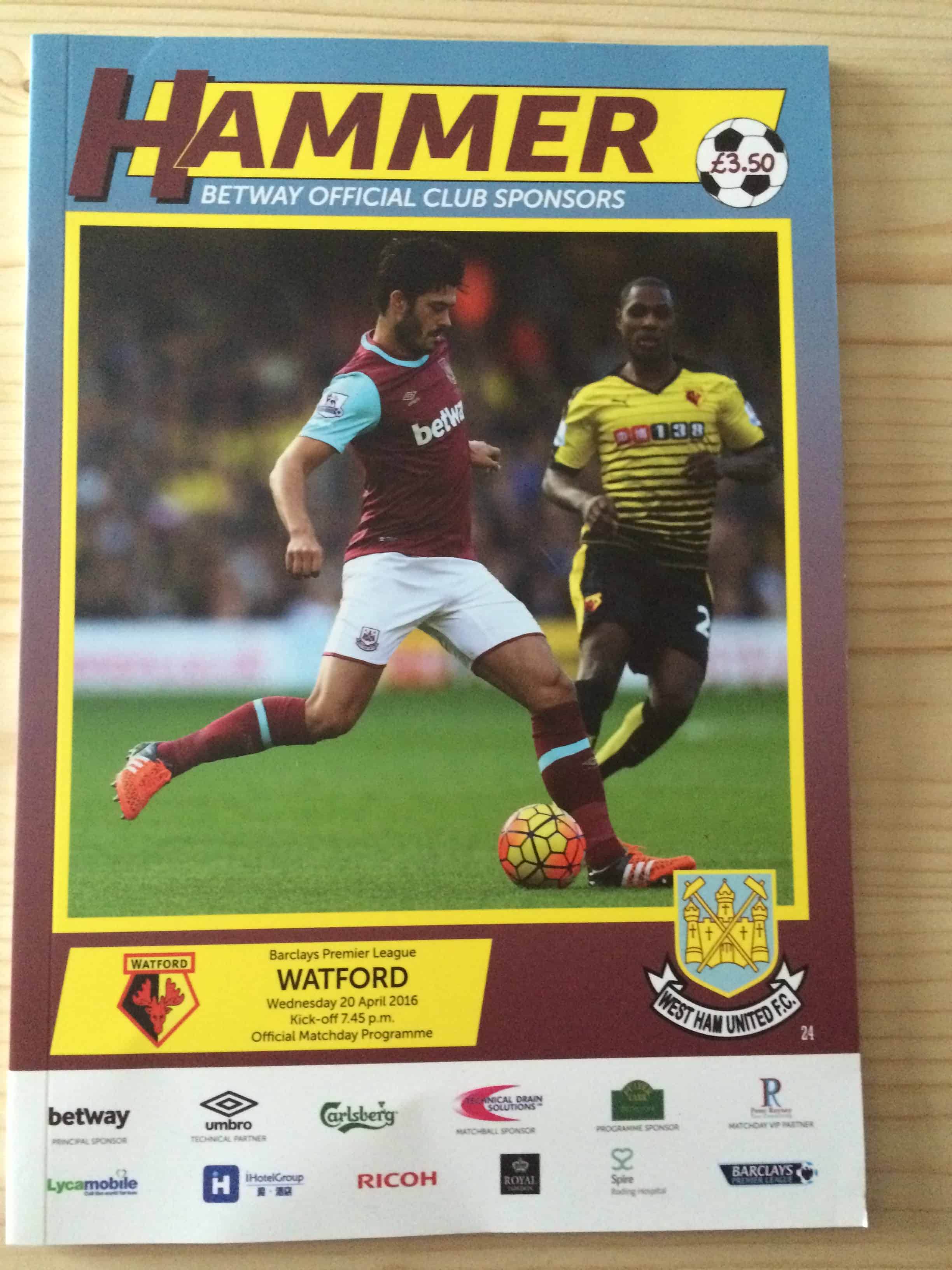 West Ham United FC v Watford FC